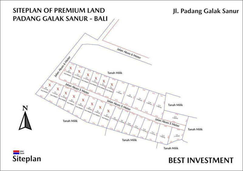photo: 2-are freehold land for sale in Padanggalak, Bali